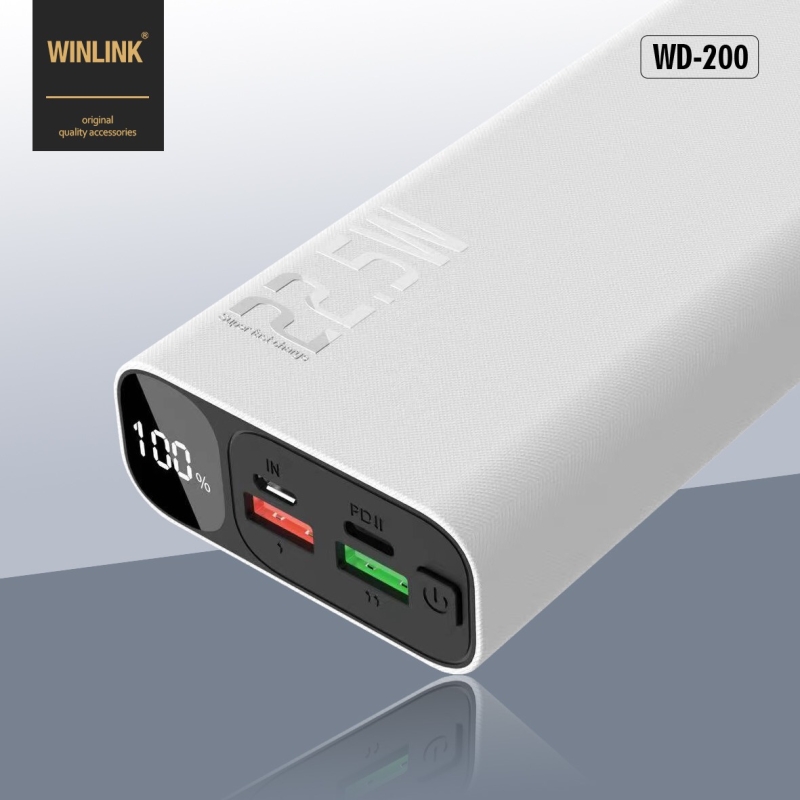 Pin Dự Phòng Sạc Nhanh WD-200(CPD)